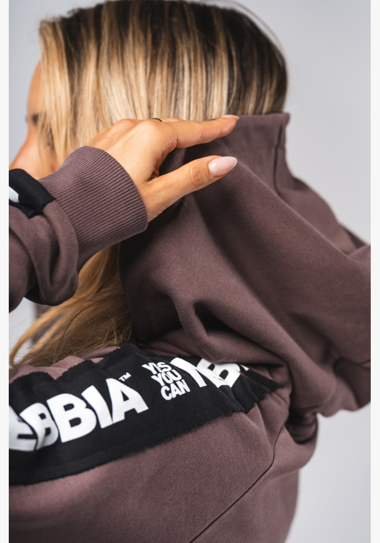 NEBBIA Felpa con cappuccio OFF-DUTY marrone NEBBIA Felpa con cappuccio OFF-DUTY marrone