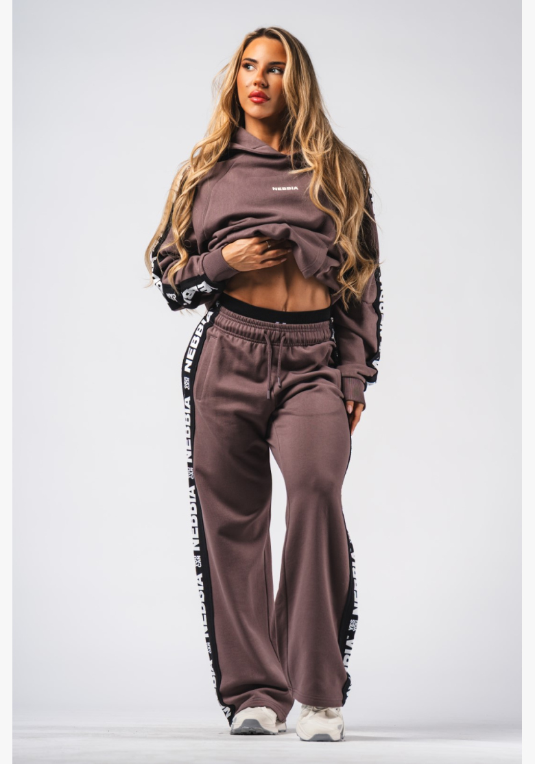 NEBBIA Felpa con cappuccio OFF-DUTY marrone NEBBIA Felpa con cappuccio OFF-DUTY marrone