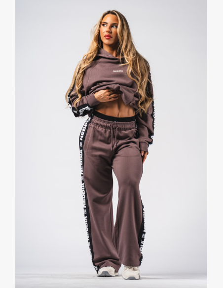 NEBBIA Felpa con cappuccio OFF-DUTY marrone