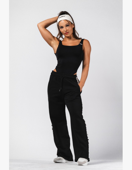 NEBBIA Pantaloni dritti URBAN neri