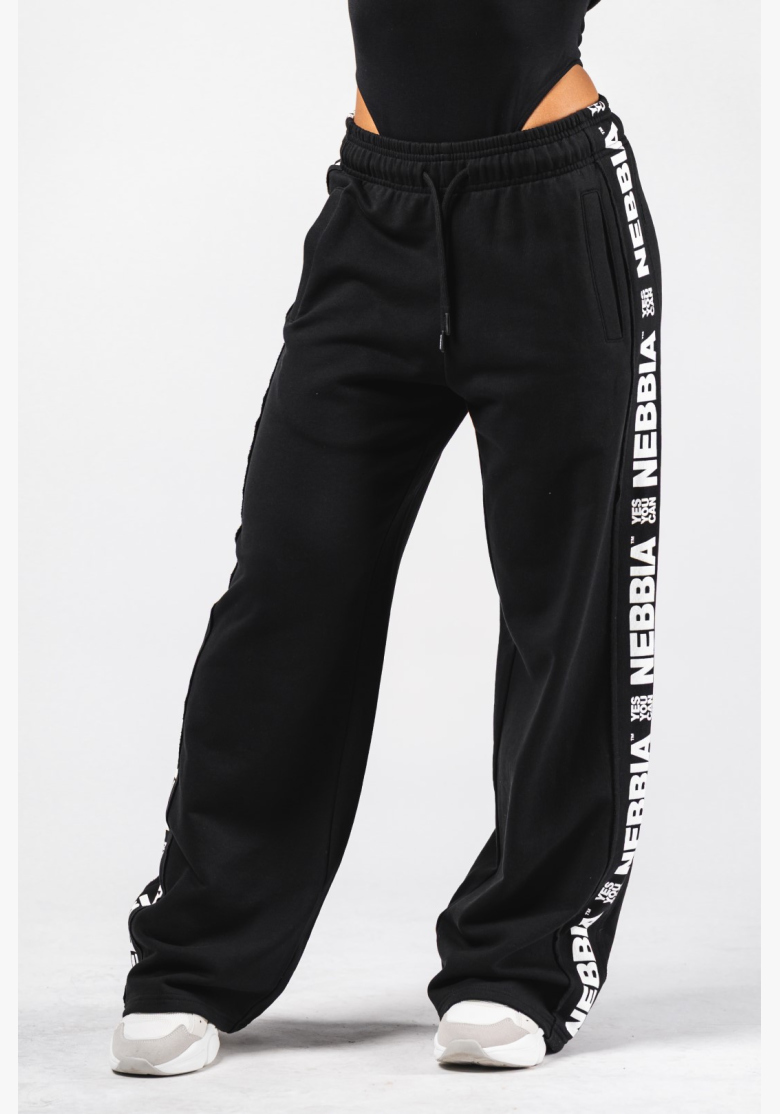 NEBBIA Pantaloni dritti URBAN neri NEBBIA Pantaloni dritti URBAN neri
