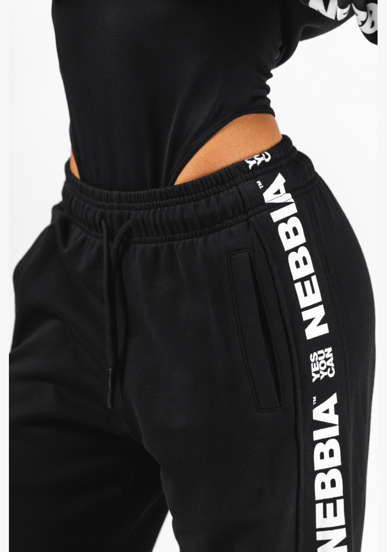 NEBBIA Pantaloni dritti URBAN neri NEBBIA Pantaloni dritti URBAN neri