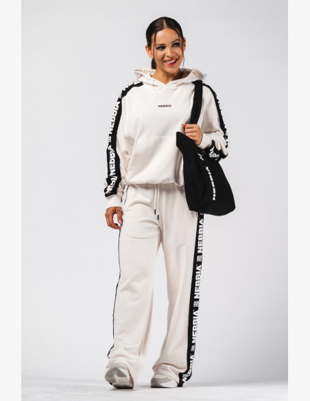 NEBBIA Pantaloni dritti URBAN crema