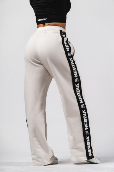 NEBBIA Pantaloni dritti URBAN crema 2