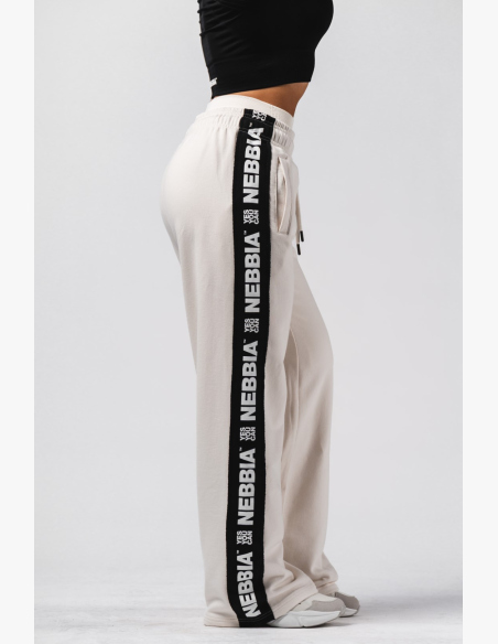 NEBBIA Pantaloni dritti URBAN crema