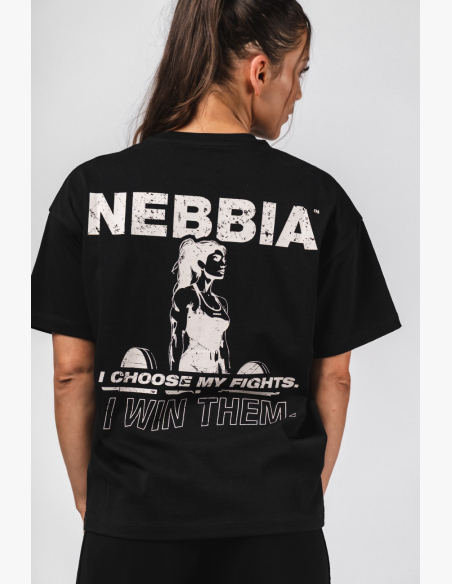 NEBBIA Oversized T-shirt RESET black