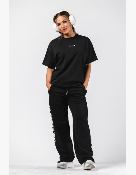 NEBBIA T-shirt Oversized RESET nera