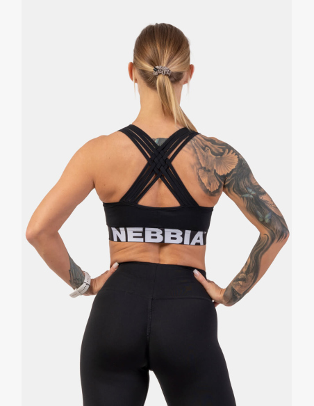 NEBBIA • Sportovní podprsenka se střihem Cross Back • NEBBIAshop.cz