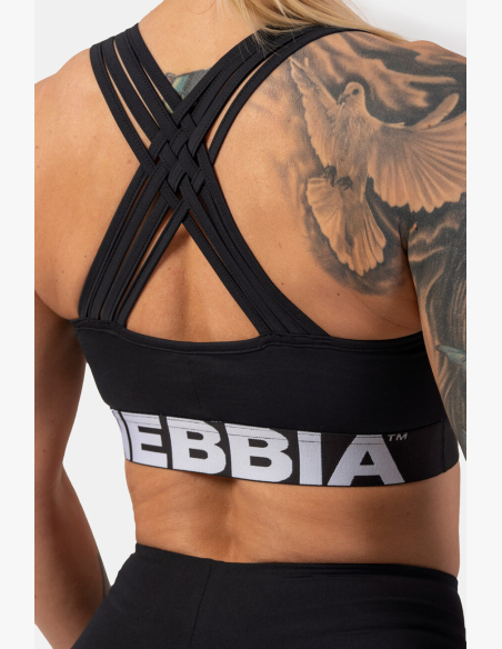 NEBBIA • Sportovní podprsenka se střihem Cross Back • NEBBIAshop.cz