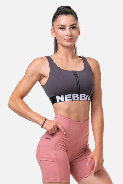 NEBBIA • Smart Zip športová podprsenka • NEBBIAshop.cz