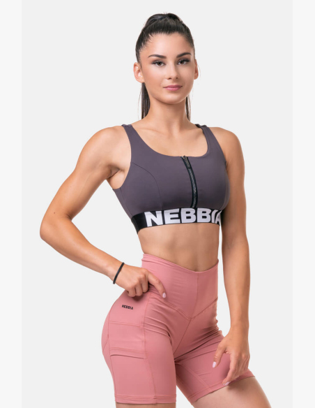 NEBBIA • Smart Zip športová podprsenka • NEBBIAshop.cz