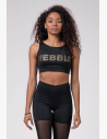 Gold Mesh è un top mini sportivo per donne. È realizzato con materiali di altissima qualità ed è dotato di una rete traspirante che ha il compito di ventilare e allontanare il sudore durante l'attività sportiva.
