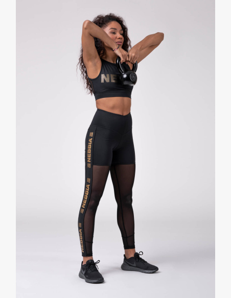 NEBBIA • Gold Mesh mini top • NEBBIAshop.sk